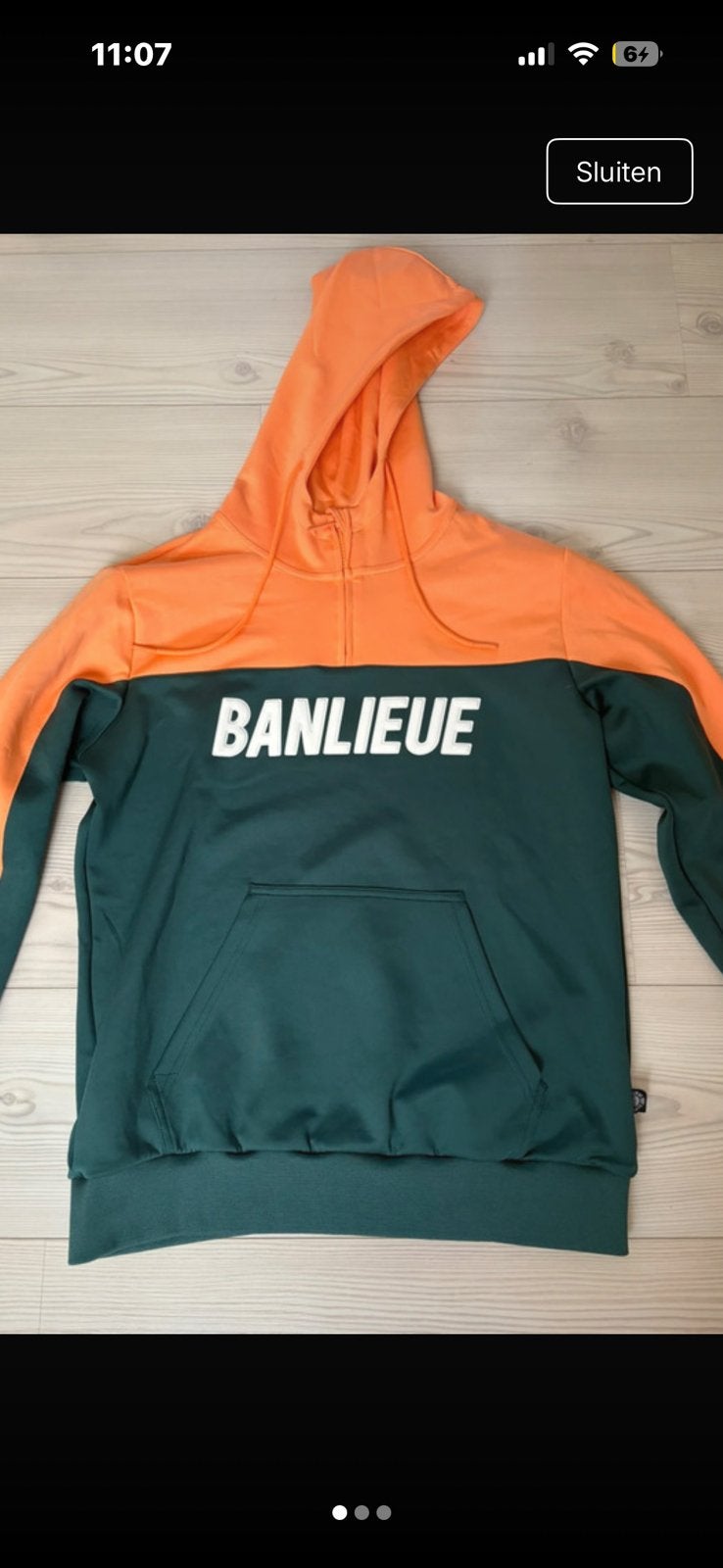 Banlieue hoodie maat m, Kleding | Heren, Ophalen, Zo goed als nieuw, Maat 48/50 (M)