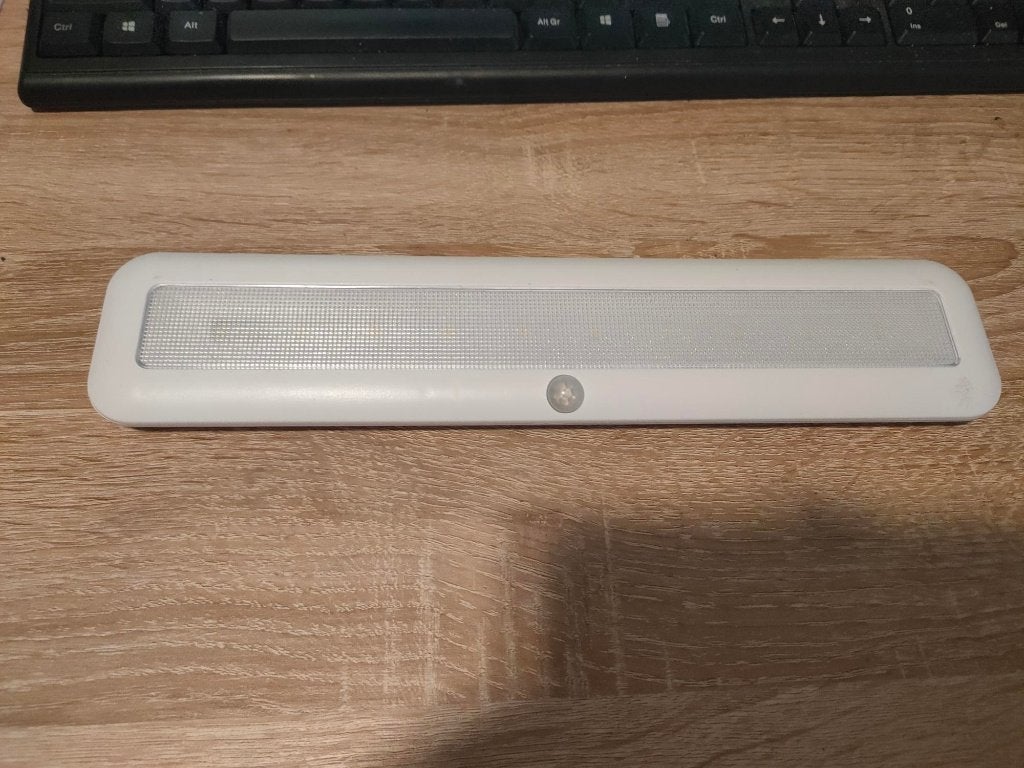2 LED Wandlampen met Bewegingssensor - Oplaadbaar (30.5 cm), Kunststof, Inclusief lichtbron, Kastverlichting, Ophalen of Verzenden