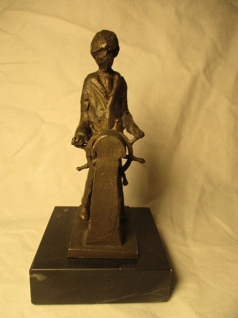 brons beeldje kapitein, Ophalen of Verzenden