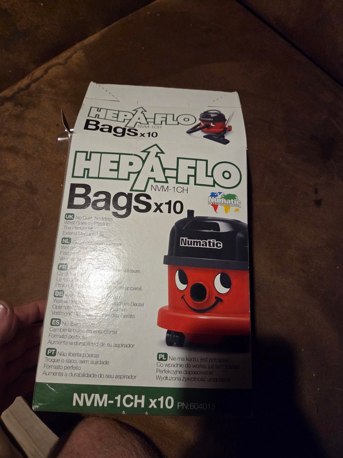 Hepaflo stofzuigerzakken  NVM-1CH 5X, Ophalen, Nieuw