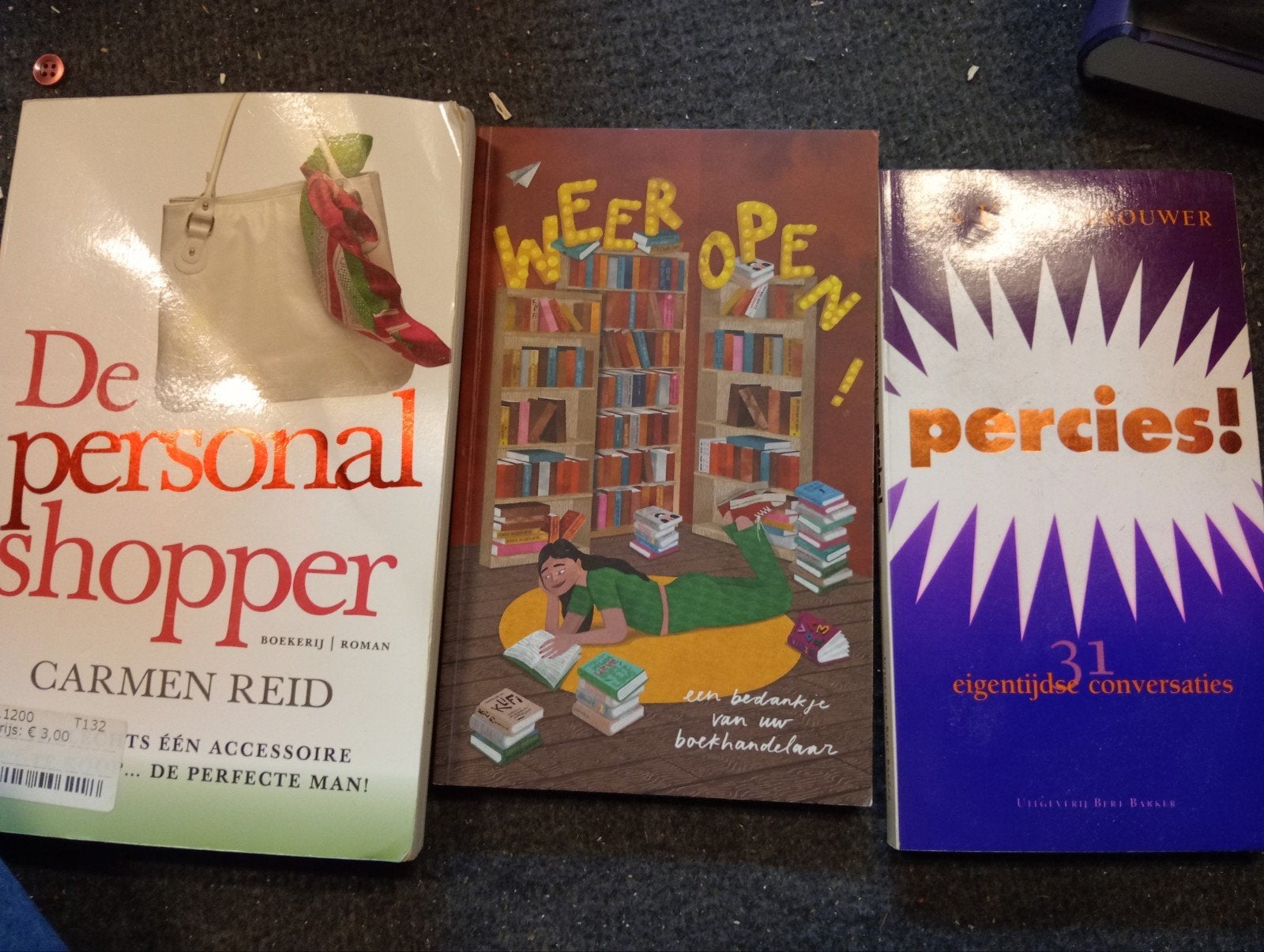 3 boeken (55), Ophalen of Verzenden, Gelezen, Carmen Reid, Renate Brouwer