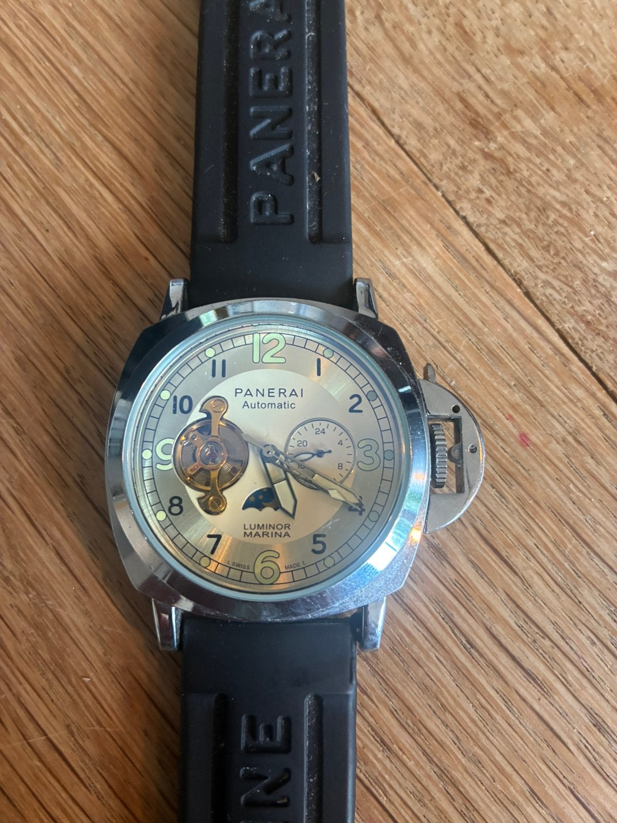 Panerai replica, Antiek en Kunst, Antiek | Klokken, Ophalen of Verzenden