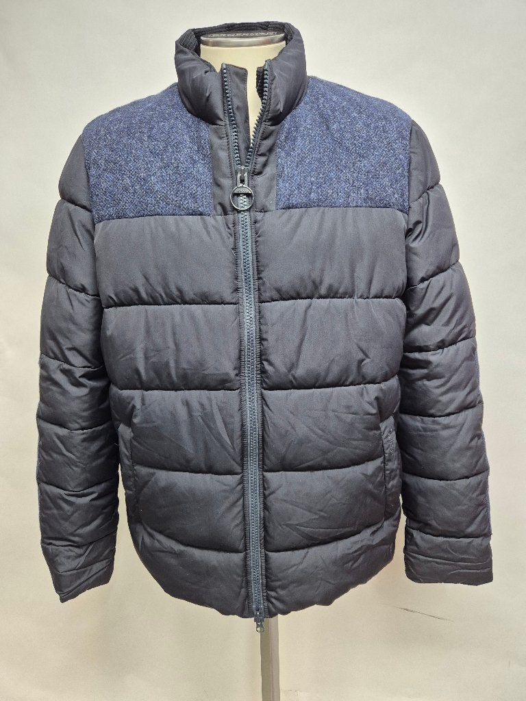 Barbour 'DHOW Quilt' dons jas, maat XL Winterjas, Barbour, Blauw, Maat 56/58 (XL), Ophalen of Verzenden