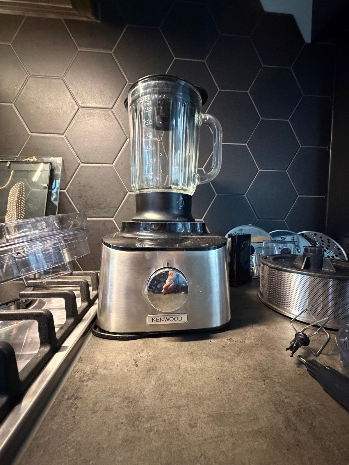 Kenwood Multipro Compact Foodprocessor FDM30 - Zo goed als n, Ophalen, 3 snelheden of meer, Zo goed als nieuw, 2 tot 3 liter