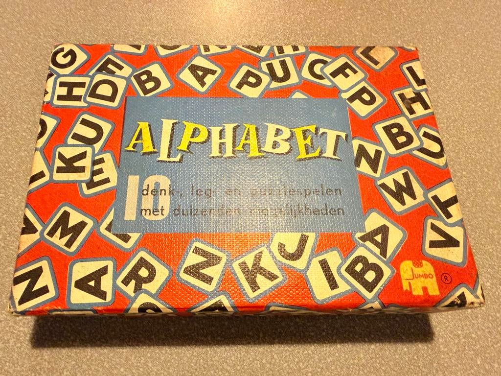 Vintage 'Alphabet' spel van Jumbo, Antiek en Kunst, Ophalen of Verzenden