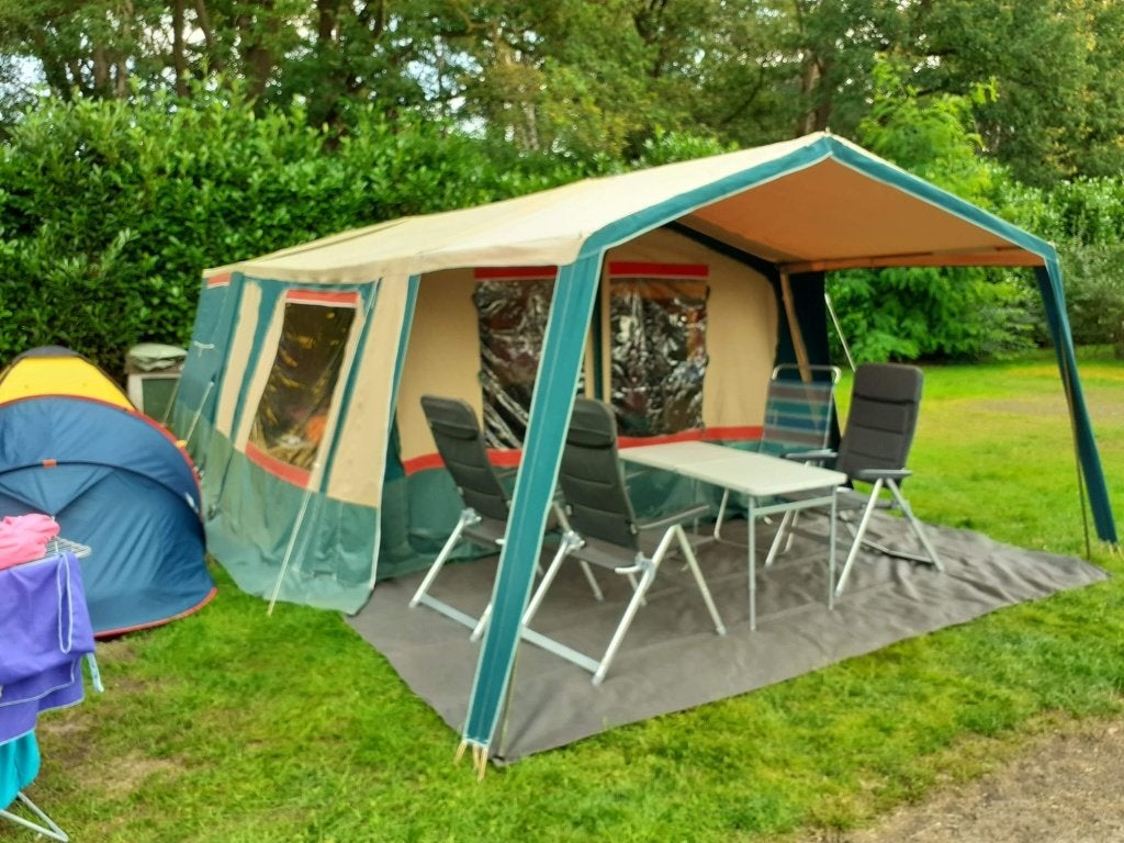 Trigano Odyssee vouwwagen (2004) - Compleet voor 6 personen, Caravans en Kamperen, Ophalen, Trigano, Meerkleurig, Aanwezig