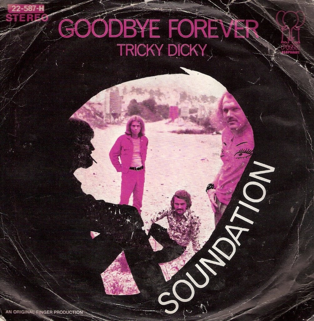 Soundation- Goodbye Forever- Tricky Dicky- 1971 glamrock UK, Cd's en Dvd's, Vinyl Singles, Ophalen, Gebruikt, Pop