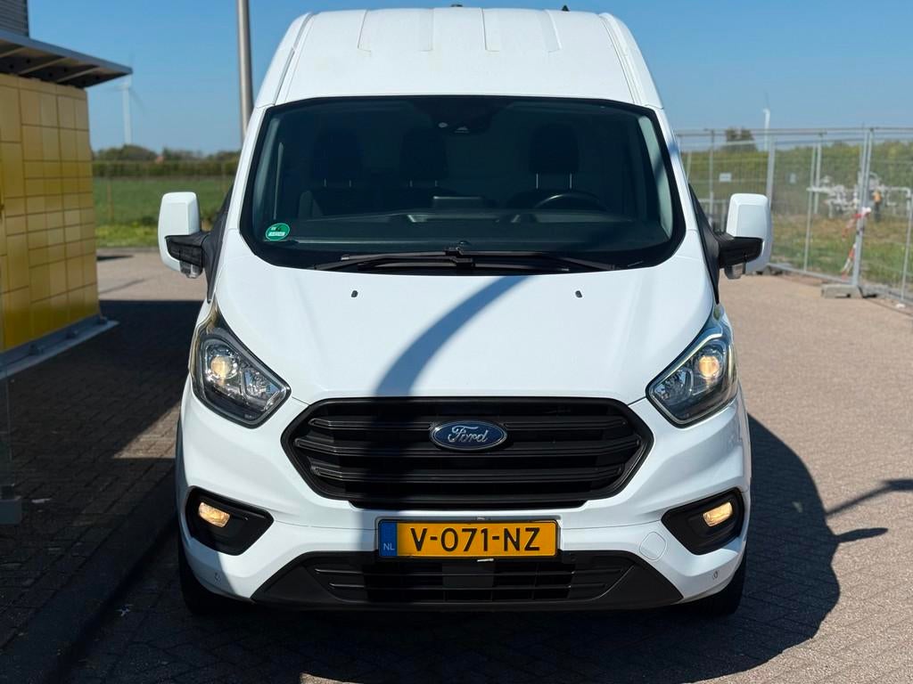 Ford Transit Custom 300 2.0 TDCI L1H2 Automaat Bj 2018 Airco, Stof, Euro 6, 4 cilinders, Wit