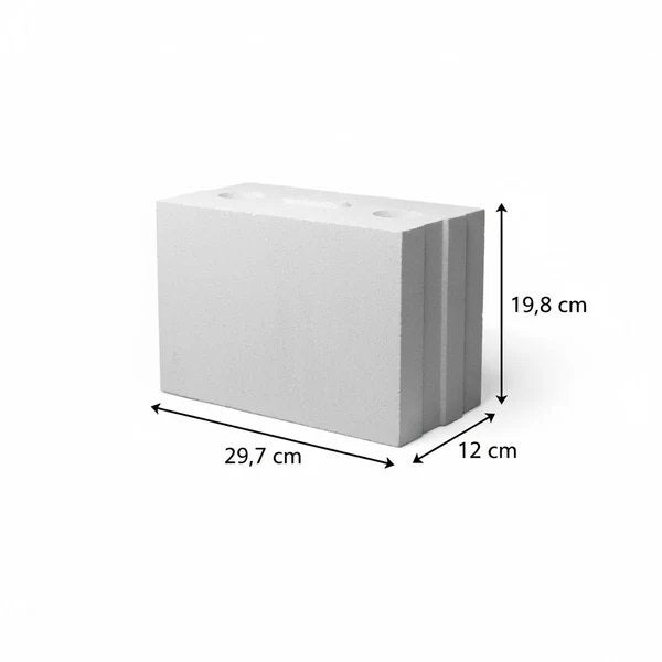 Volle pallet Kalkzandsteen lijmblokken 120 mm 12 cm, Doe-het-zelf en Verbouw, Ophalen, Nieuw, Kalkzandstenen