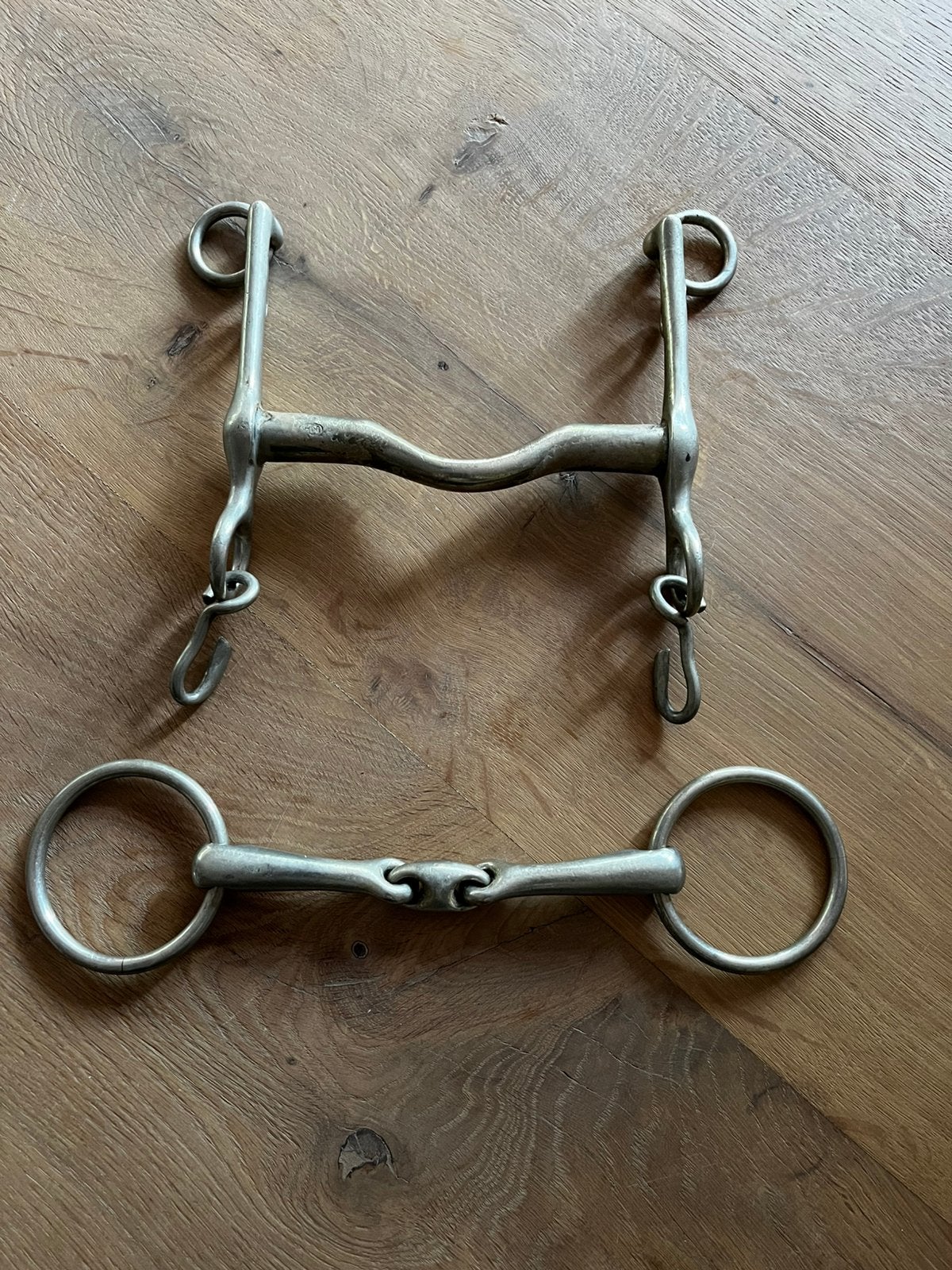 Sprenger argentaan stang 13 en onderlegtrens 13,5, Dieren en Toebehoren, Gebruikt, Ophalen of Verzenden, Sprenger, Overige maten