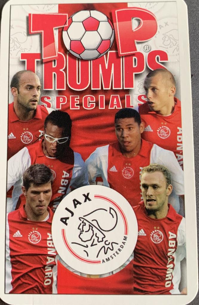 TOP TRUMPS Special AJAX - uit 2007, Een of twee spelers, Ophalen of Verzenden, Zo goed als nieuw, Hasbro