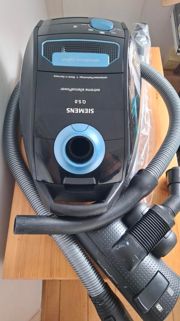 Siemens Q5.0 Extreme SilencePower Stofzuiger - Gebruikt, Witgoed en Apparatuur, Stofzuigers, Ophalen of Verzenden, Gebruikt, Stofzak