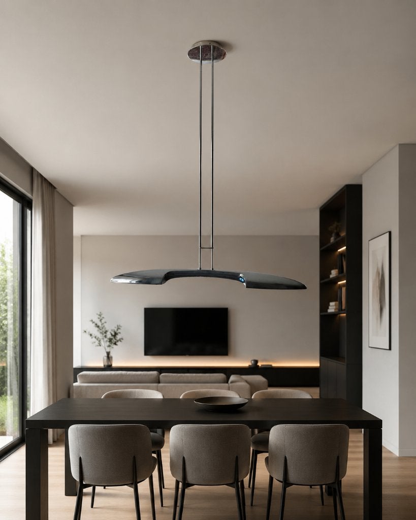 Jorge Pensi hanglamp model Olympia Billar desing lamp, Ophalen, Zo goed als nieuw, Metaal, 75 cm of meer