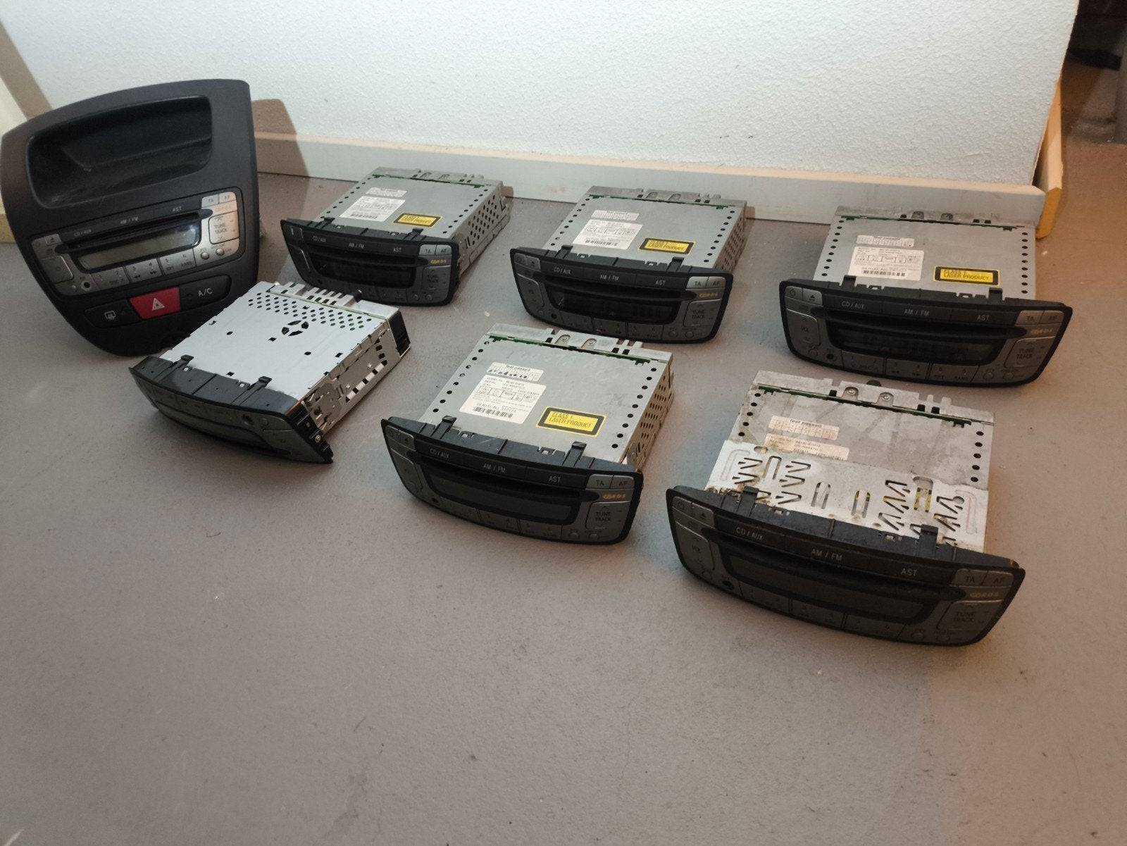 7x Peugeot 107 Citroen C1 Aygo 2005-2014 orginele radios, Ophalen of Verzenden