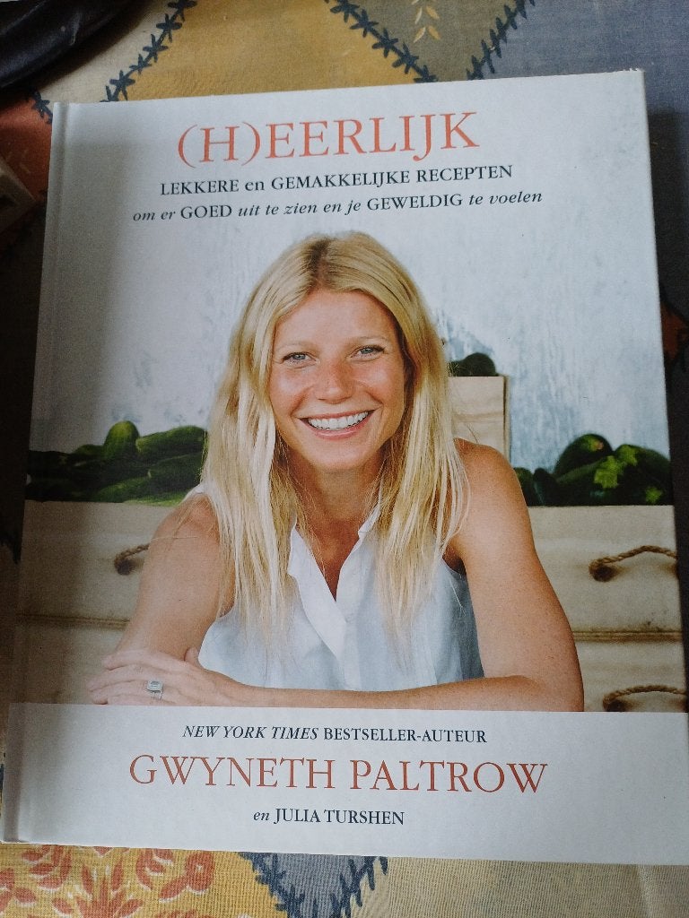 gwyneth Paltrow Heerlijk eten hardcover, Ophalen of Verzenden, Gelezen, Dieet en Voeding, Gwyneth Paltrow