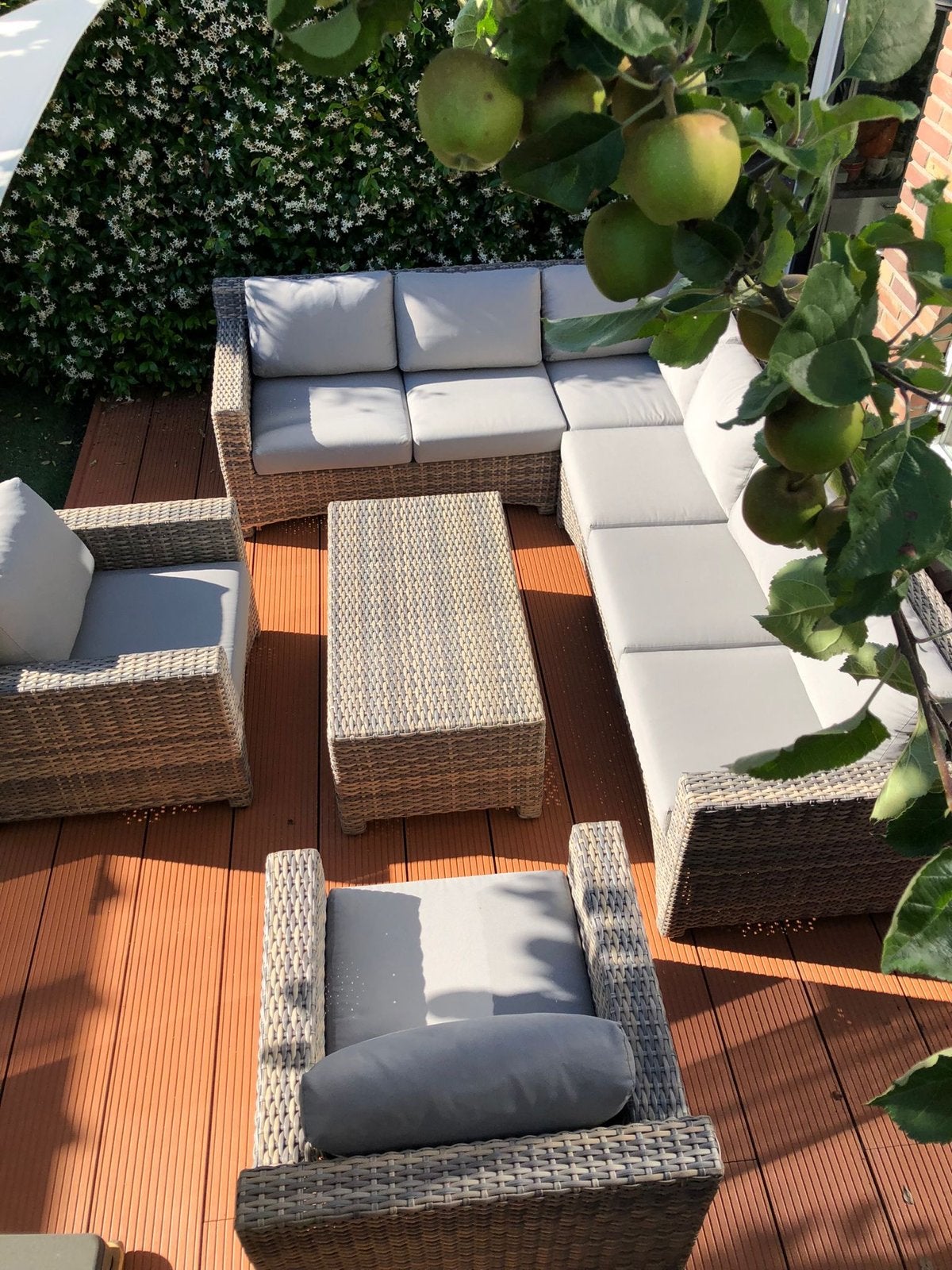 Luxe 4 Seasons Outdoor Loungeset - Zo goed als nieuw, Tuin en Terras, Ophalen, 6 zitplaatsen, Zo goed als nieuw, Loungeset