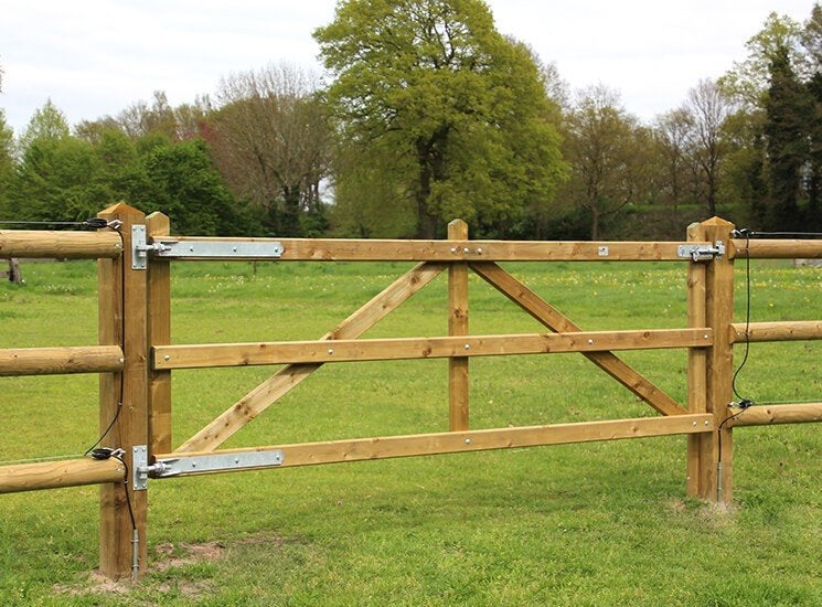 31. Houten poort | weidepoorten | poort hout, Ophalen of Verzenden, Nieuw, Hout, Tuinhek