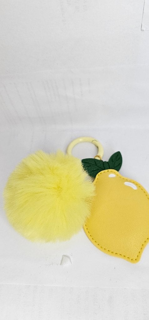 Citroen sleutelhanger met pompon, Ophalen of Verzenden, Nieuw, Overige typen
