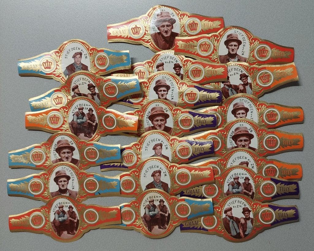 Sigarenbandjes, Ophalen of Verzenden, Gebruikt, Sigarenbandjes