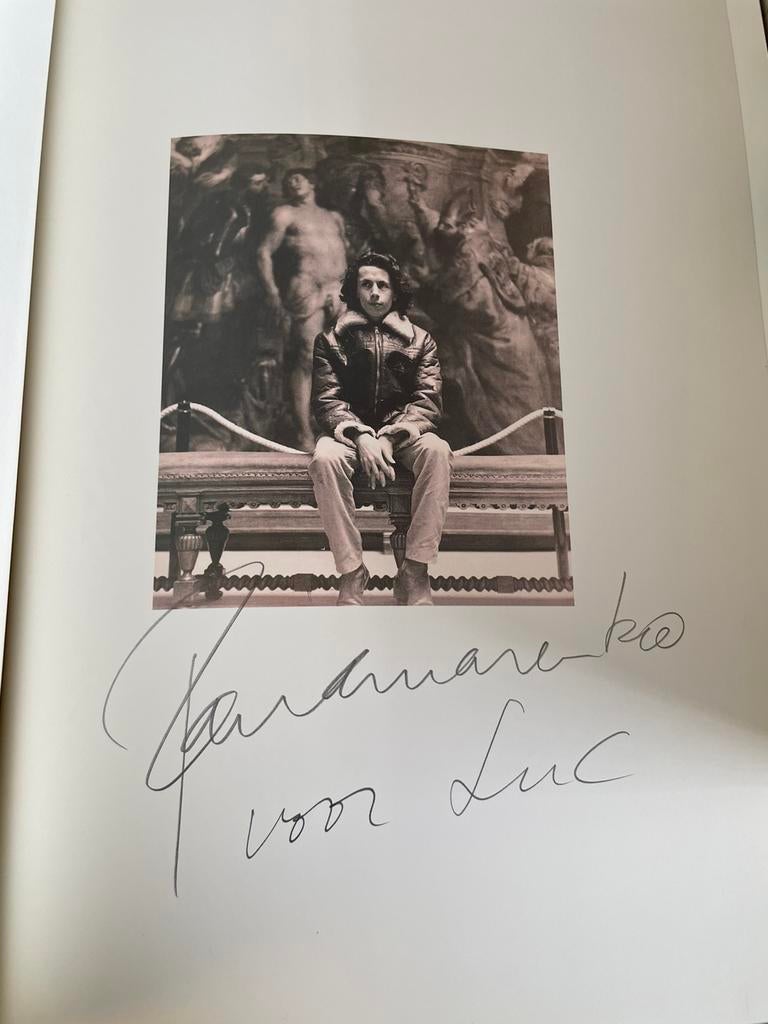 Panamarenko - Hans Theys - Gesigneerd met opdracht + poster, Verzenden, Zo goed als nieuw