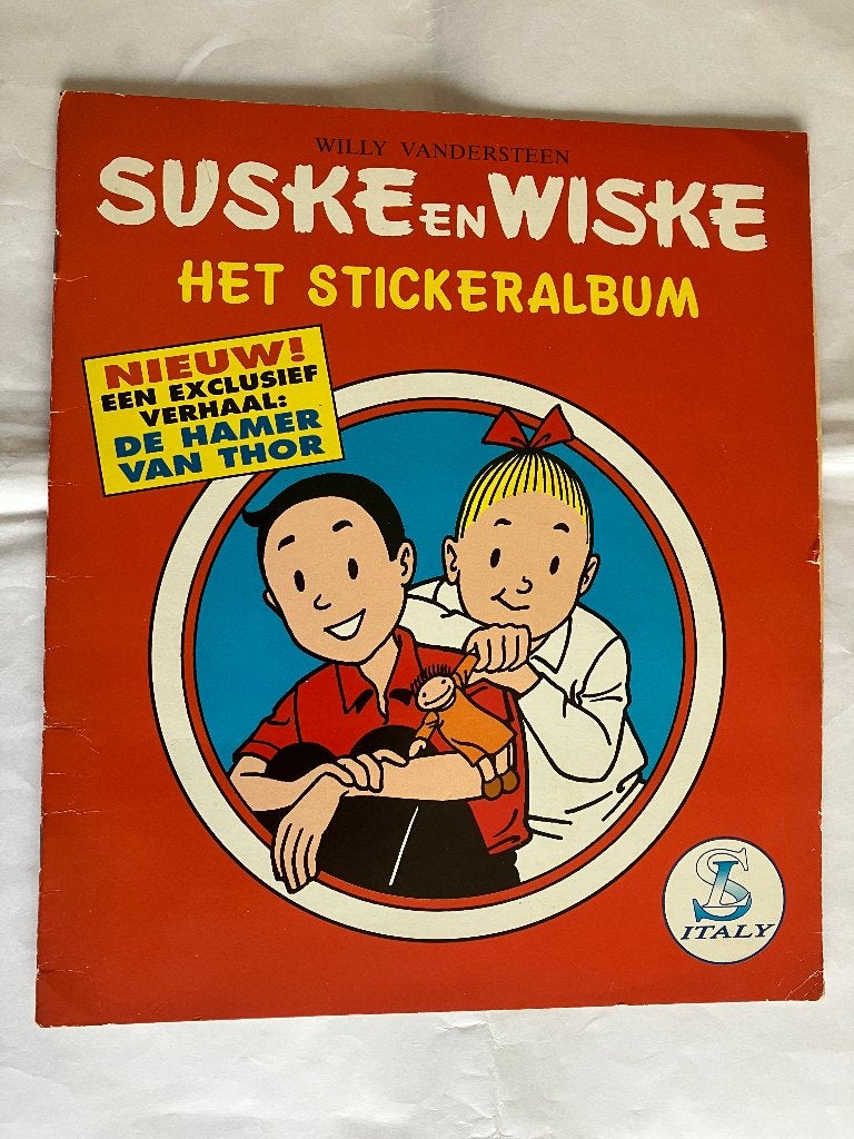 Panini Suske en Wiske het stickeralbum ( Volledig ), Gelezen, Willy Vandersteen, Eén stripboek, Ophalen of Verzenden