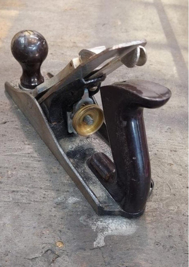 Originele Vintage handschaaf Stanley Bailey no. 4, Ophalen of Verzenden, Gebruikt, Overige typen, Stanley