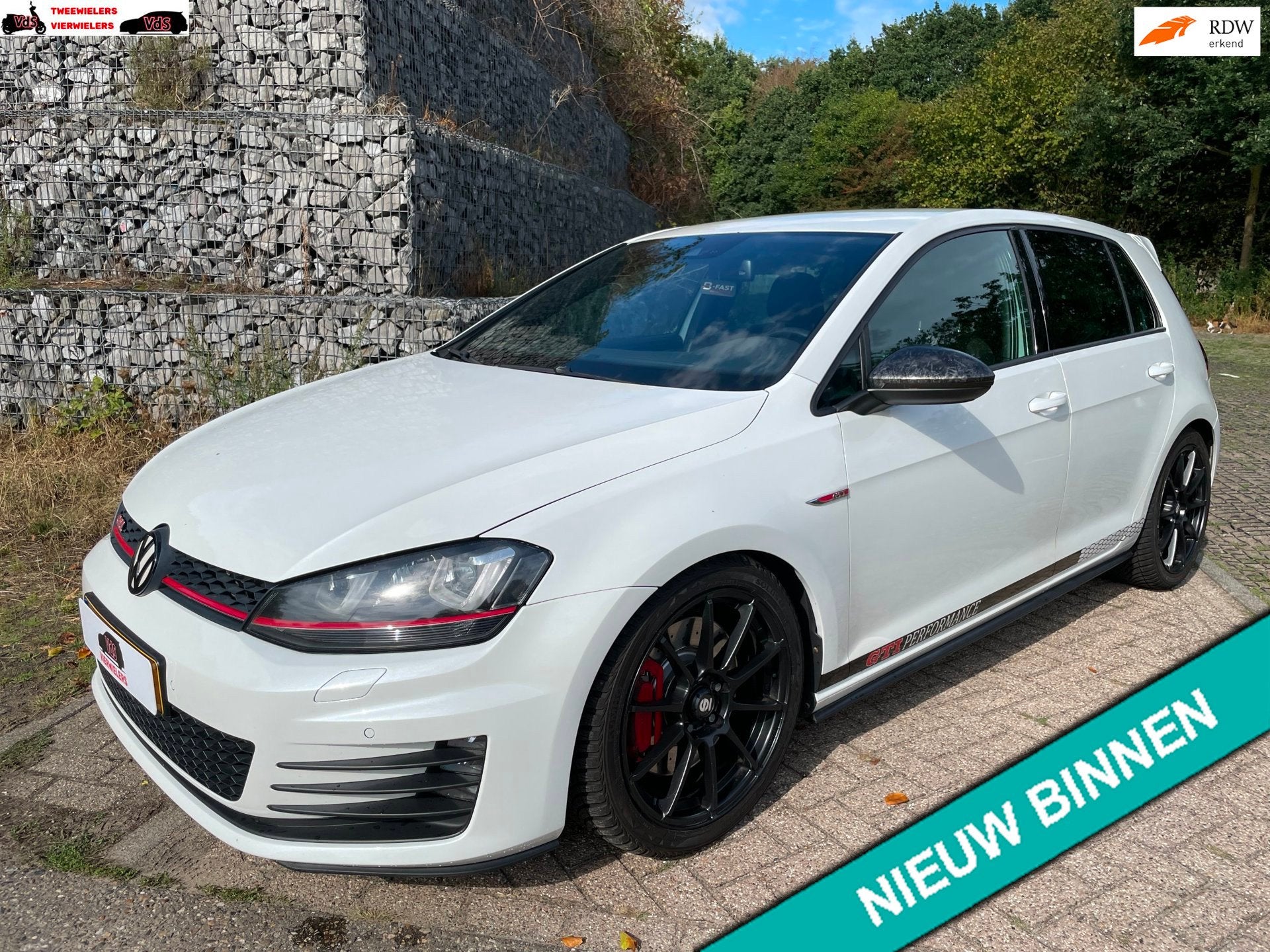 Volkswagen Golf 2.0 TSI GTI Performance, Auto's, Volkswagen, Gebruikt, 4 cilinders, 1984 cc, Wit