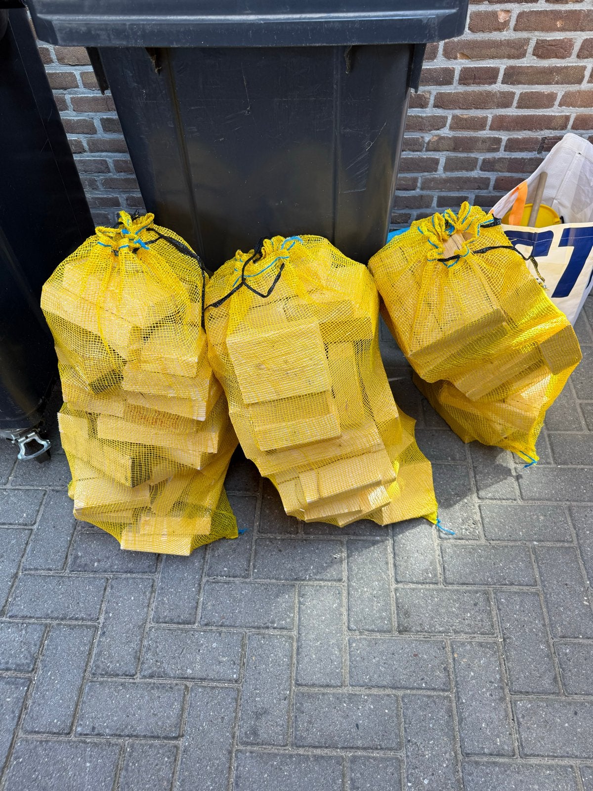 Brandhout blokken - Ideaal voor kachel of vuurkorf, Minder dan 3 m³, Ophalen, Overige houtsoorten, Blokken