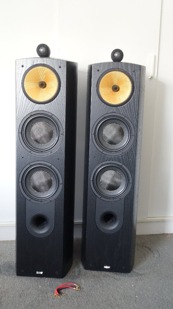 Set B&W 803 high end luidsprekers, Ophalen, Zo goed als nieuw, Bowers & Wilkins (B&W), 120 watt of meer