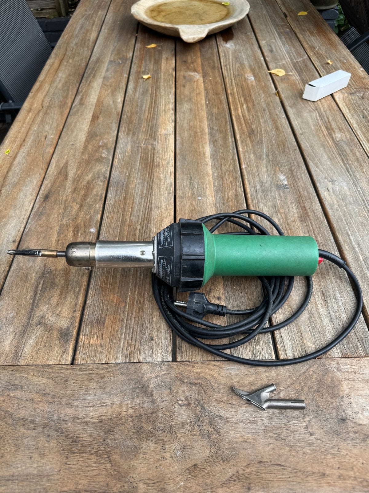 Hete lucht lasapparaat voor kunststof, Doe-het-zelf en Verbouw, Gereedschap | Lasapparaten, Ophalen of Verzenden, Gebruikt, Overige typen