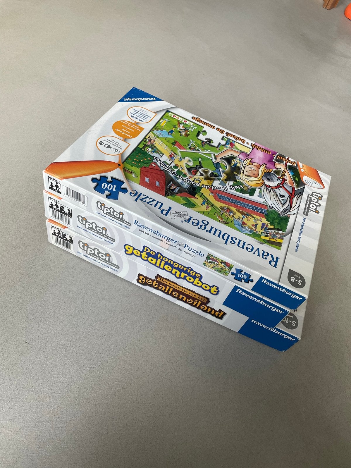 Ravensburger tiptoi spellen: Getallenrobot, Getalleneiland,, Kinderen en Baby's, Speelgoed | Kinderpuzzels, Gebruikt, 4 tot 6 jaar
