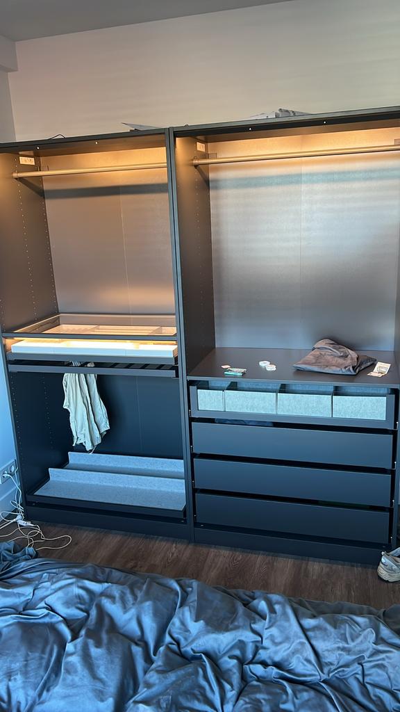 IKEA PAX Kledingkast - Zo goed als nieuw, Ophalen, Overige materialen, 200 cm of meer, 150 tot 200 cm