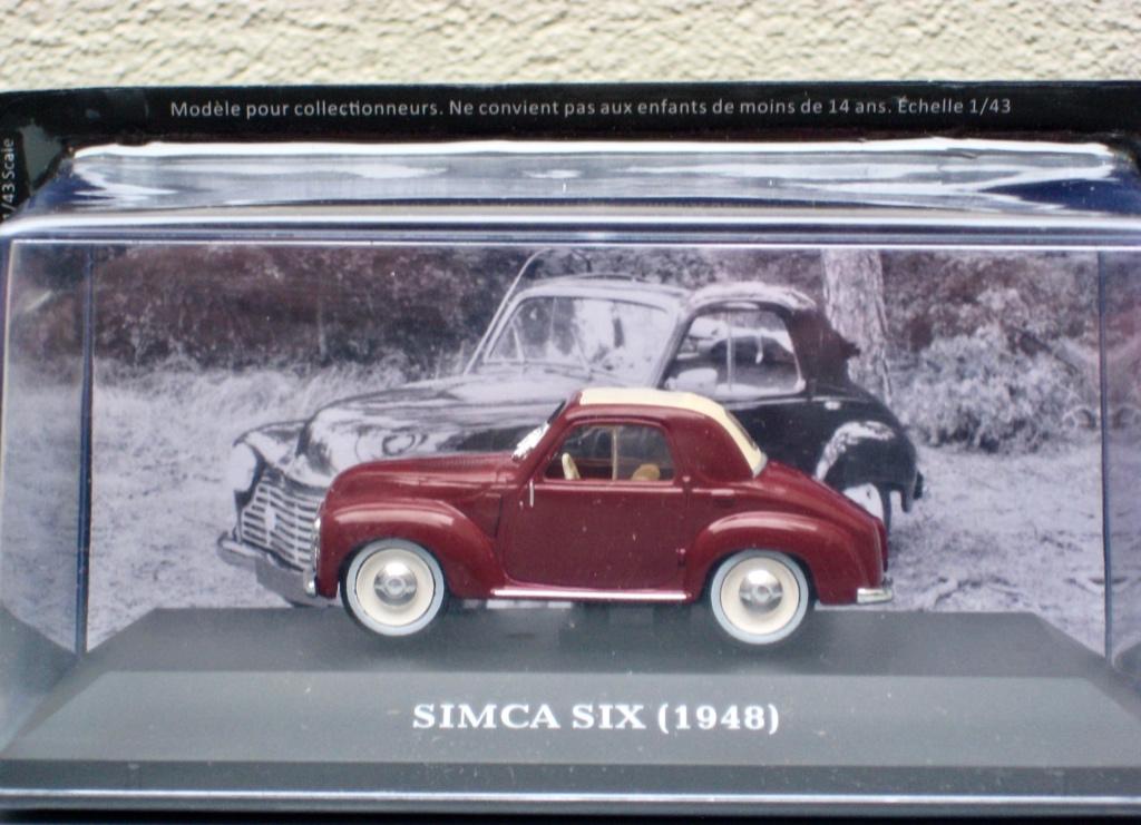 Simca 6 1948 rood Altaya micro cars 1:43, Ophalen of Verzenden, Nieuw, Auto, Overige merken