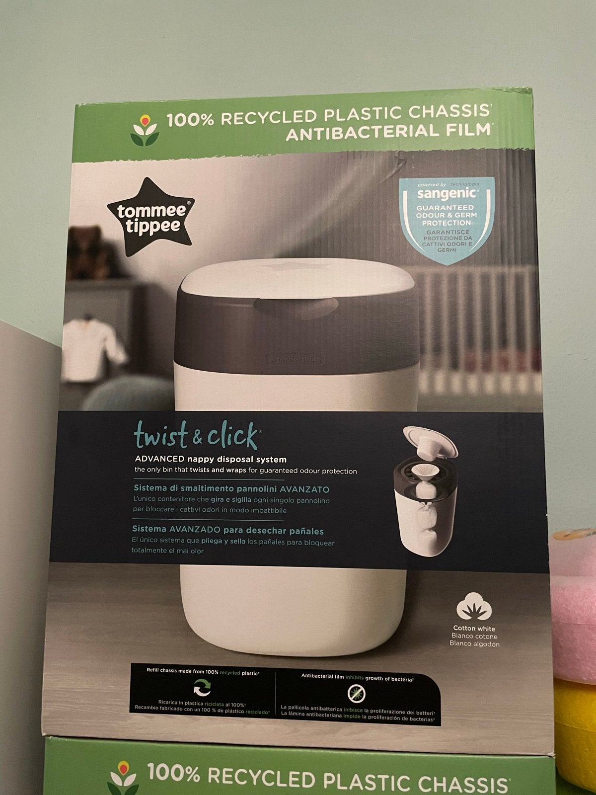 NIEUW IN DOOS Tommee Tippee Twist & Click luieremmer, Kinderen en Baby's, Ophalen, Nieuw