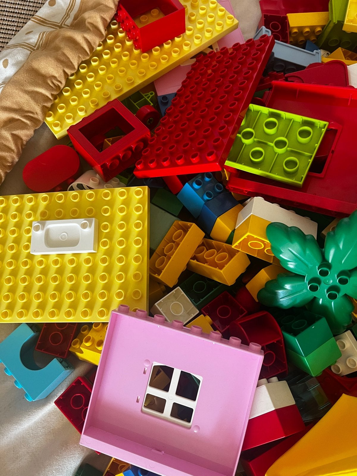 Grote partij duplo blokken, Kinderen en Baby's, Speelgoed | Bouwstenen, Gebruikt, Overige merken, Ophalen of Verzenden