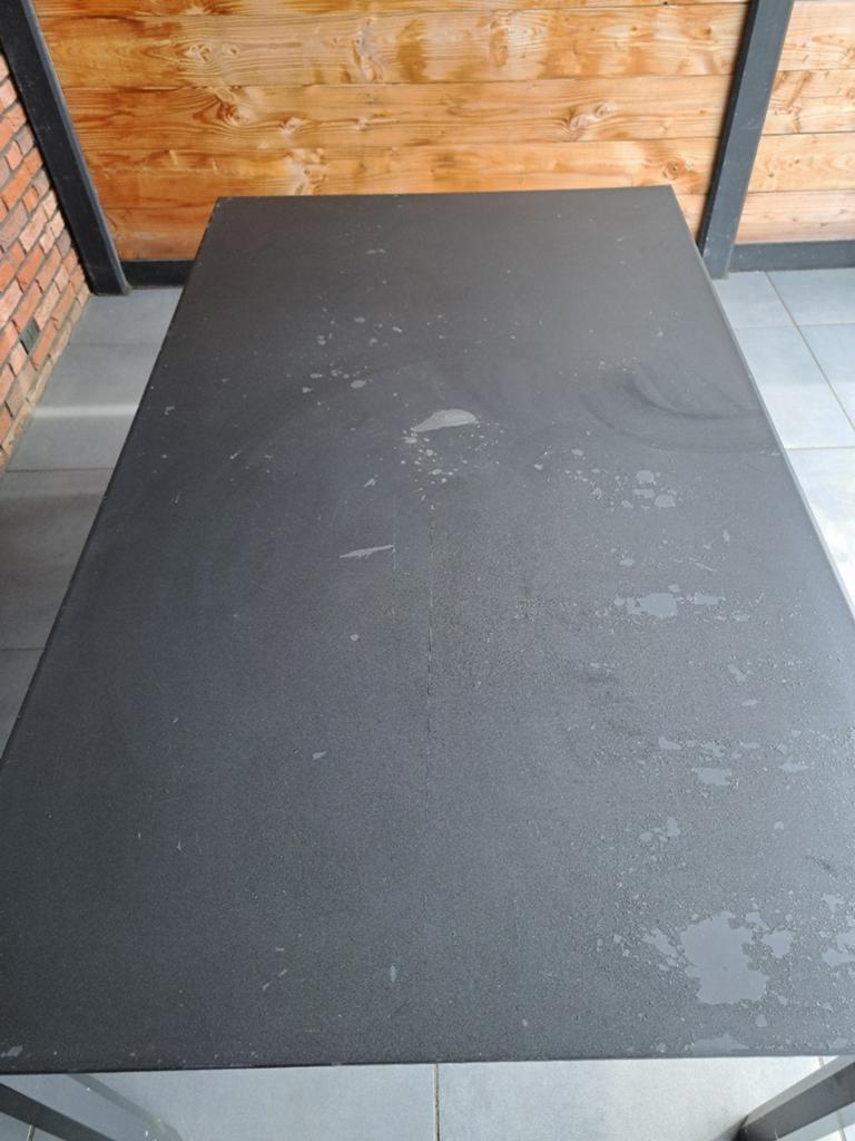 Kettler tuintafel zonder stoelen., Ophalen, Gebruikt, Rechthoekig, Aluminium