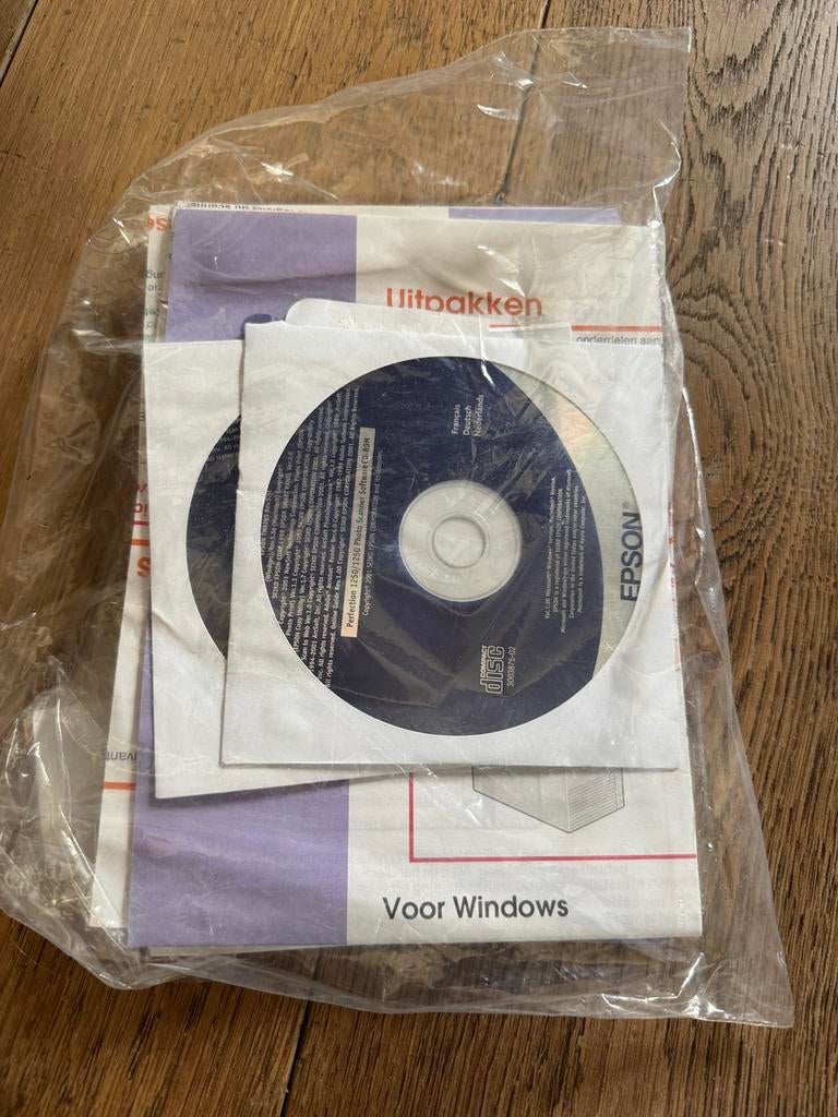 Epson Perfection 1250/1250 Photo Scanner Software CD-ROM, Ophalen of Verzenden, Zo goed als nieuw