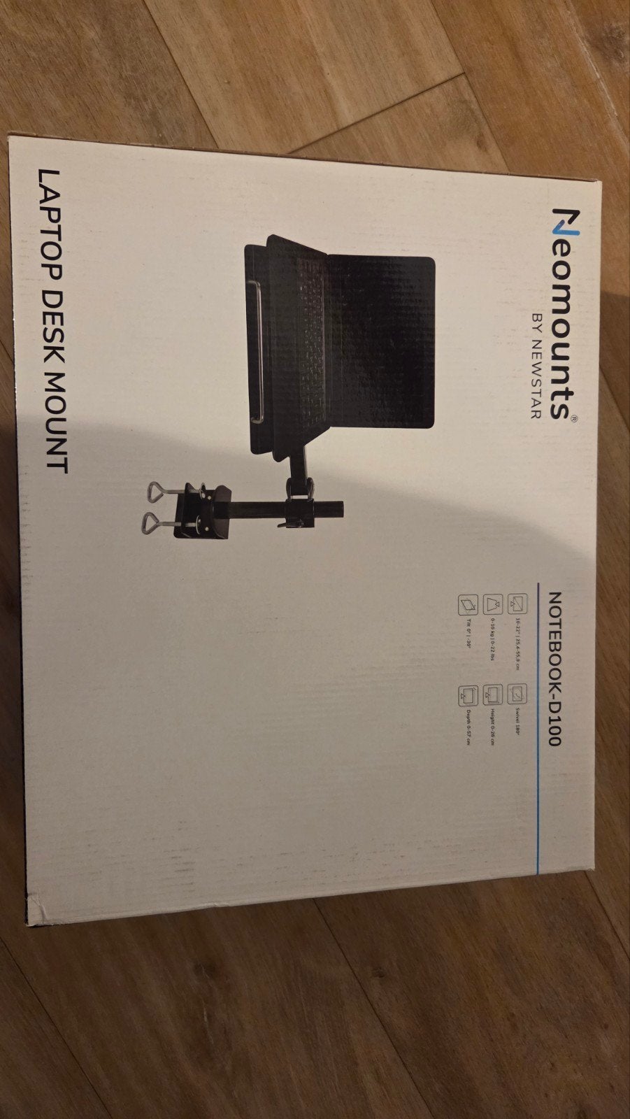 Neomounts Notebook-D100 Laptop Desk Mount, Ophalen of Verzenden, Nieuw