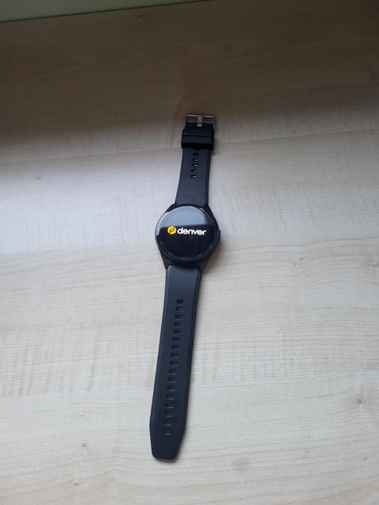 Denver Smartwatch!, Sieraden, Tassen en Uiterlijk, Smartwatches, Zo goed als nieuw, Android, Zwart, Hartslag, Stappen, Waterdicht