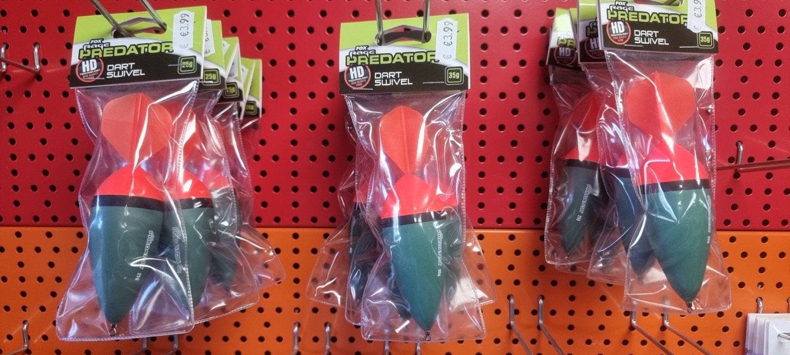 Fox Rage Predator HD Dart Swivel Dobber 25 en 35G, Info@fox.be, Ophalen of Verzenden, Onbekend, Dobber of Lood