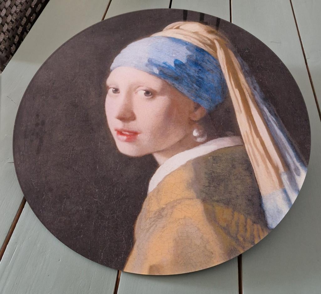 Plexiglas rond 60 cm met blind ophangsysteem, Ophalen