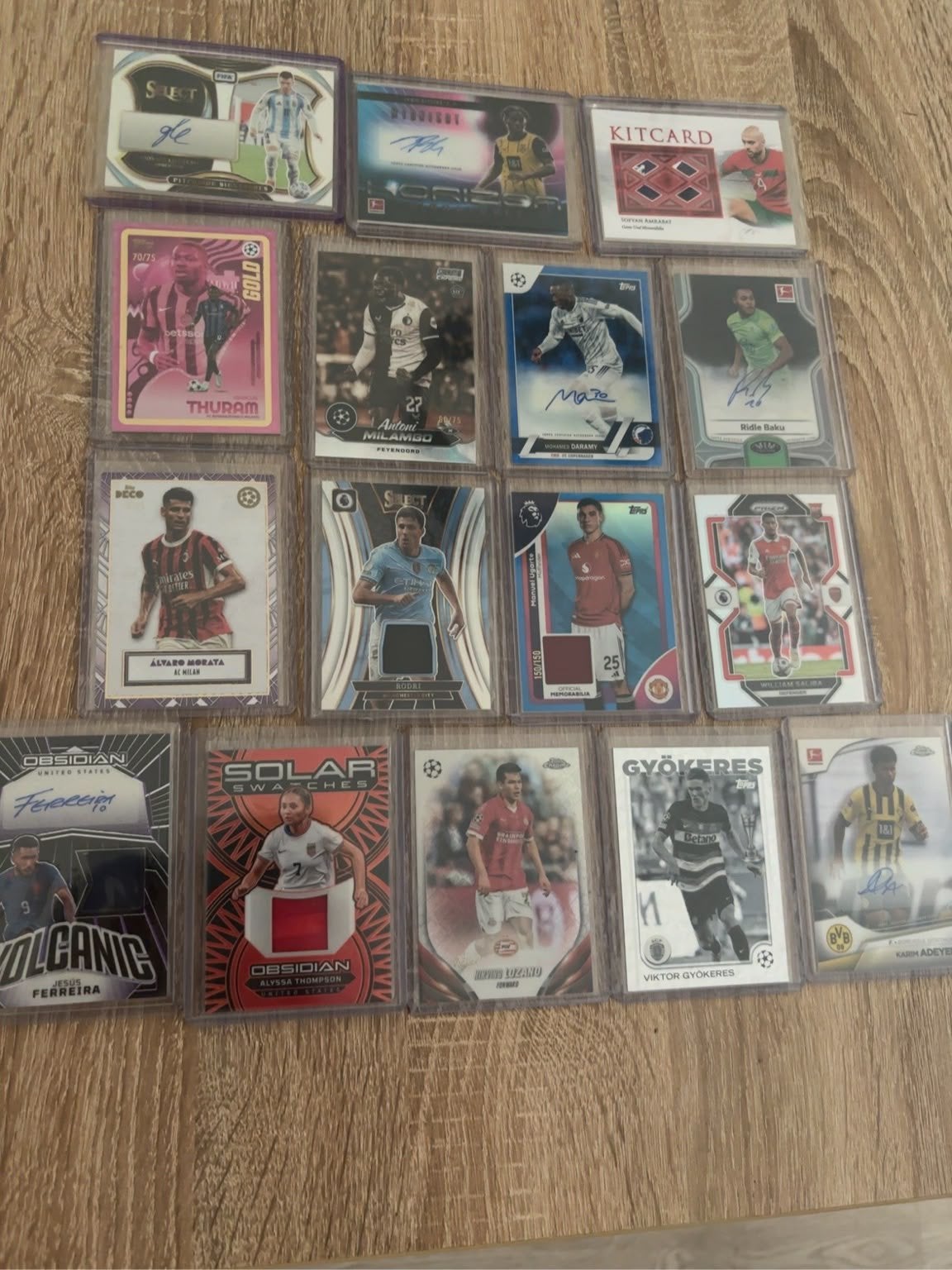 16 voetbalkaarten | Amrabat 04/04 | Auto | Rookie, Ophalen of Verzenden, Zo goed als nieuw, Buitenlandse clubs