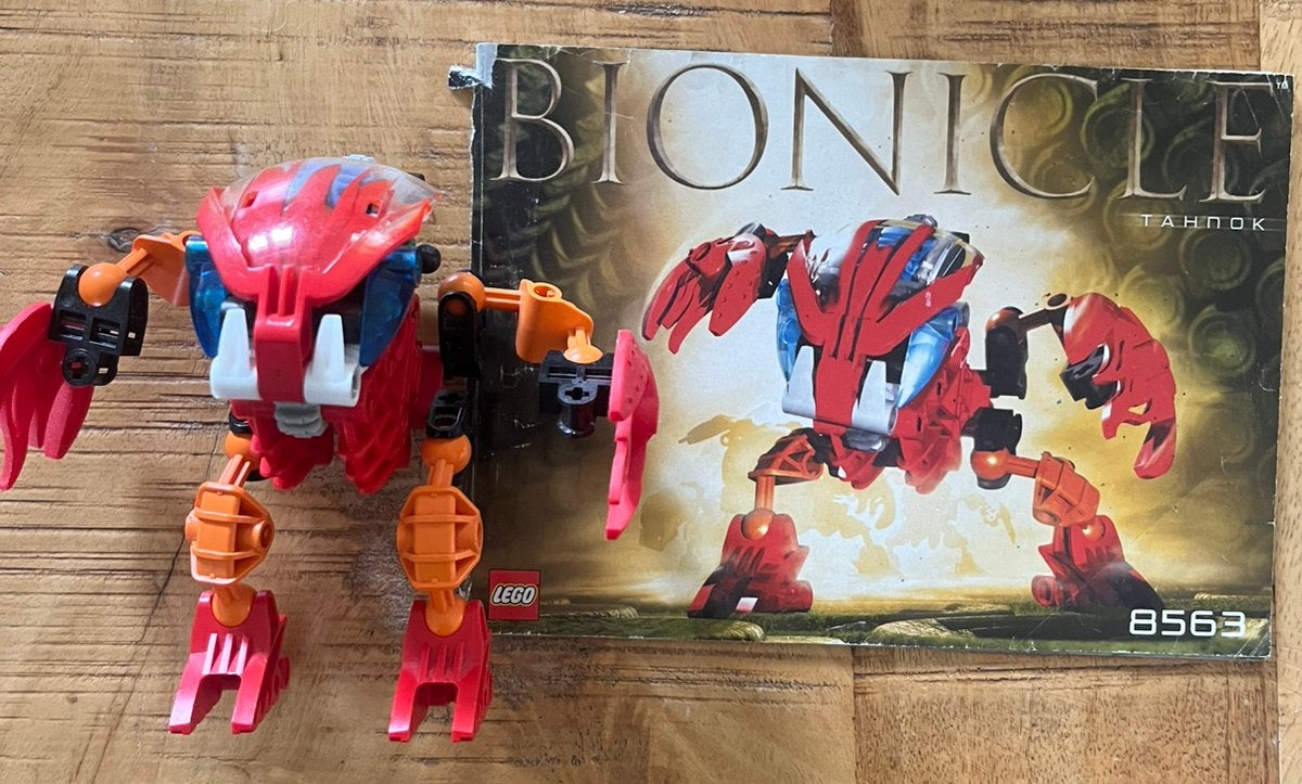 Bionicle Tahnok 8563, Ophalen of Verzenden, Zo goed als nieuw