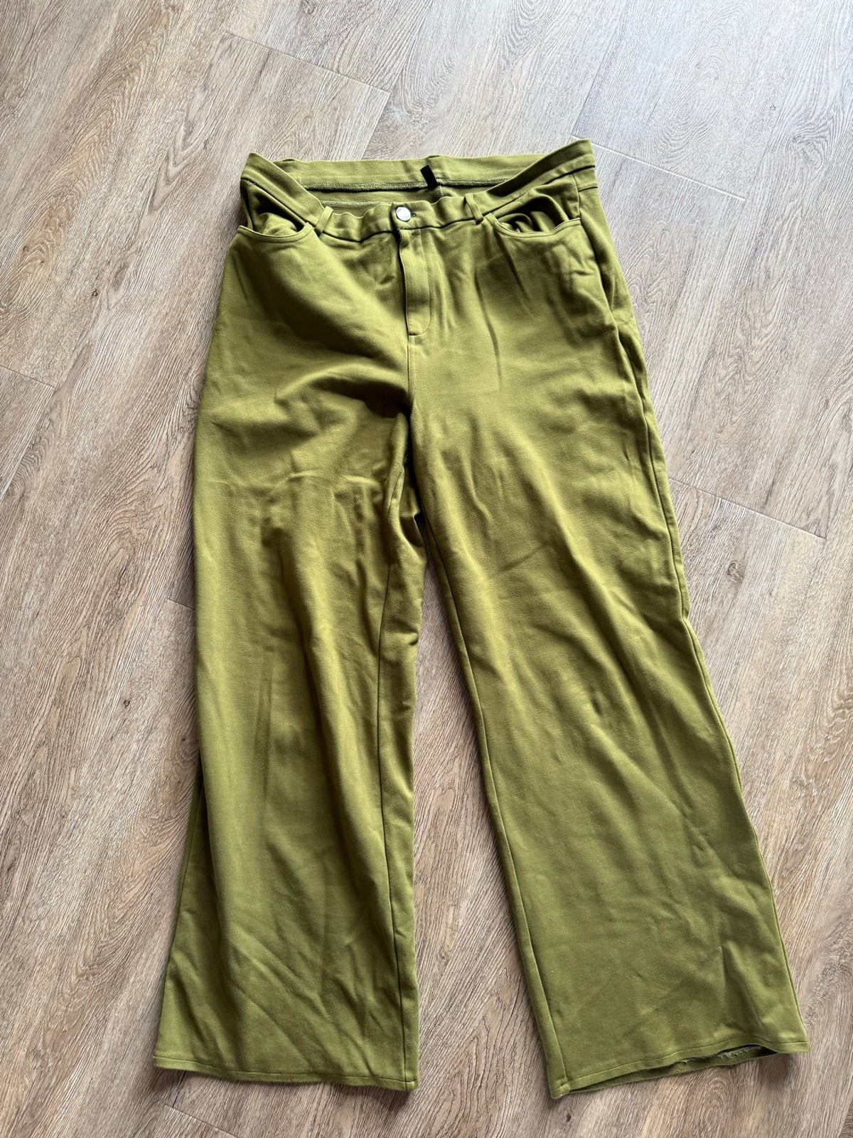 Hema broek maat L, groen, Ophalen of Verzenden, Gedragen, Maat 42/44 (L), Groen