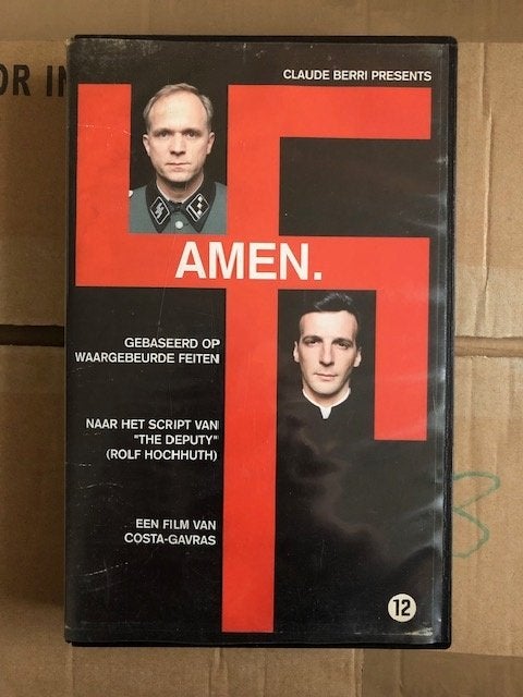 Amen. VHS Videoband ex-rental, Vanaf 16 jaar, Ophalen of Verzenden, Gebruikt, Horror