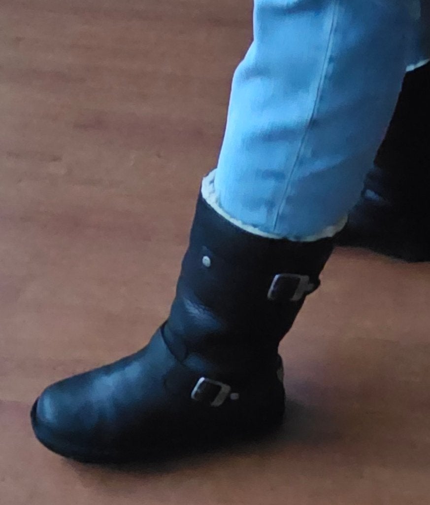 Weinig gedragen, Zwart leren UGG's model Kensington, maat 38, UGG, Zwart, Lage of Enkellaarzen, Ophalen of Verzenden