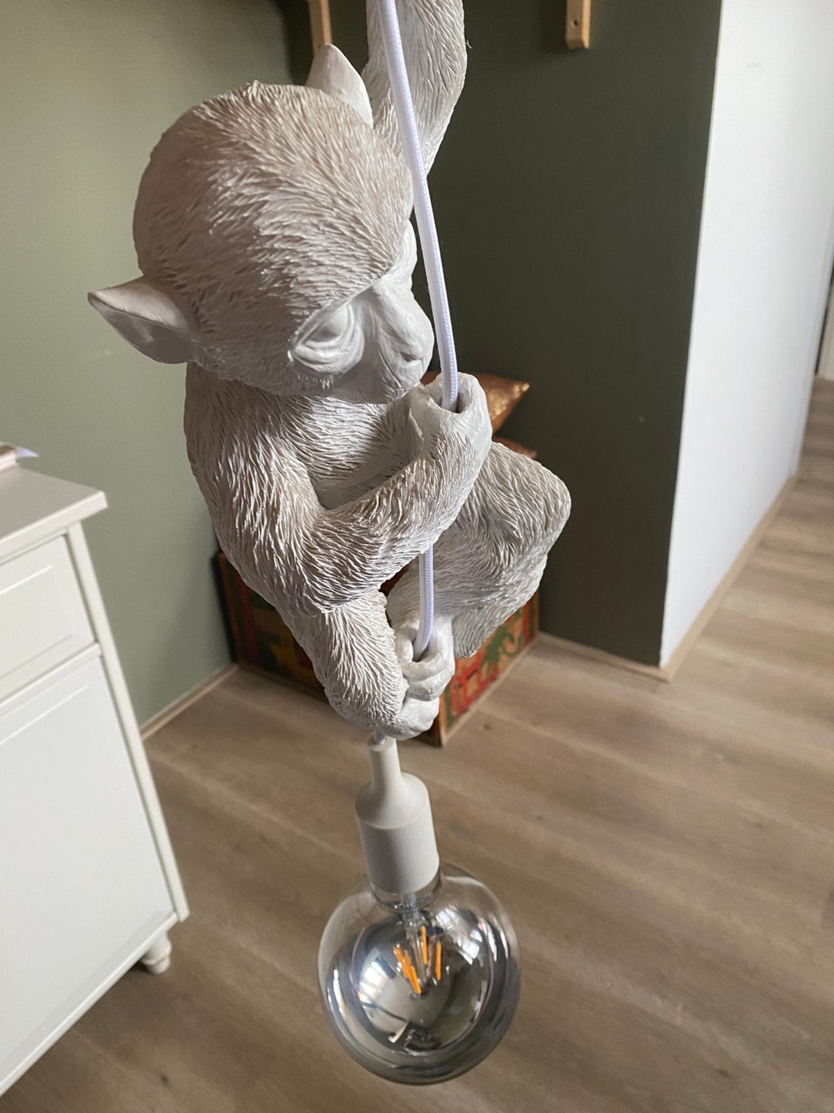 Lamp met aap, Ophalen, Zo goed als nieuw