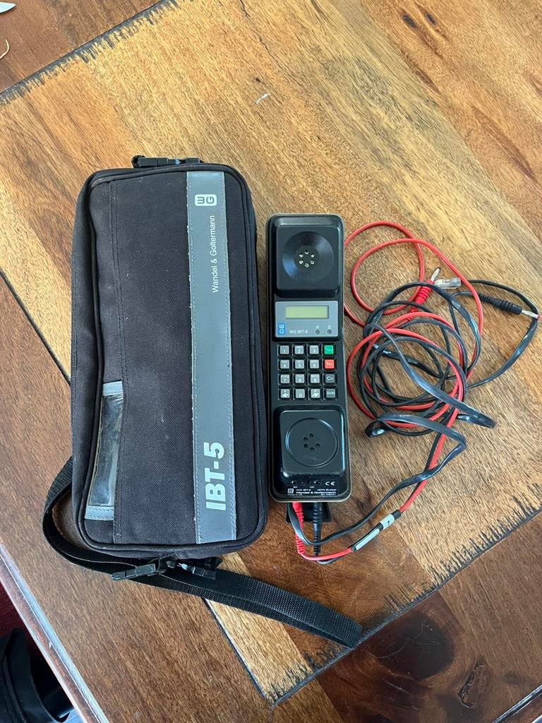 ISDN tester: merk Wandel & Goltermann; type IBT-5, Telecommunicatie, ISDN en ADSL, Ophalen of Verzenden, Gebruikt, ISDN-Telefoon