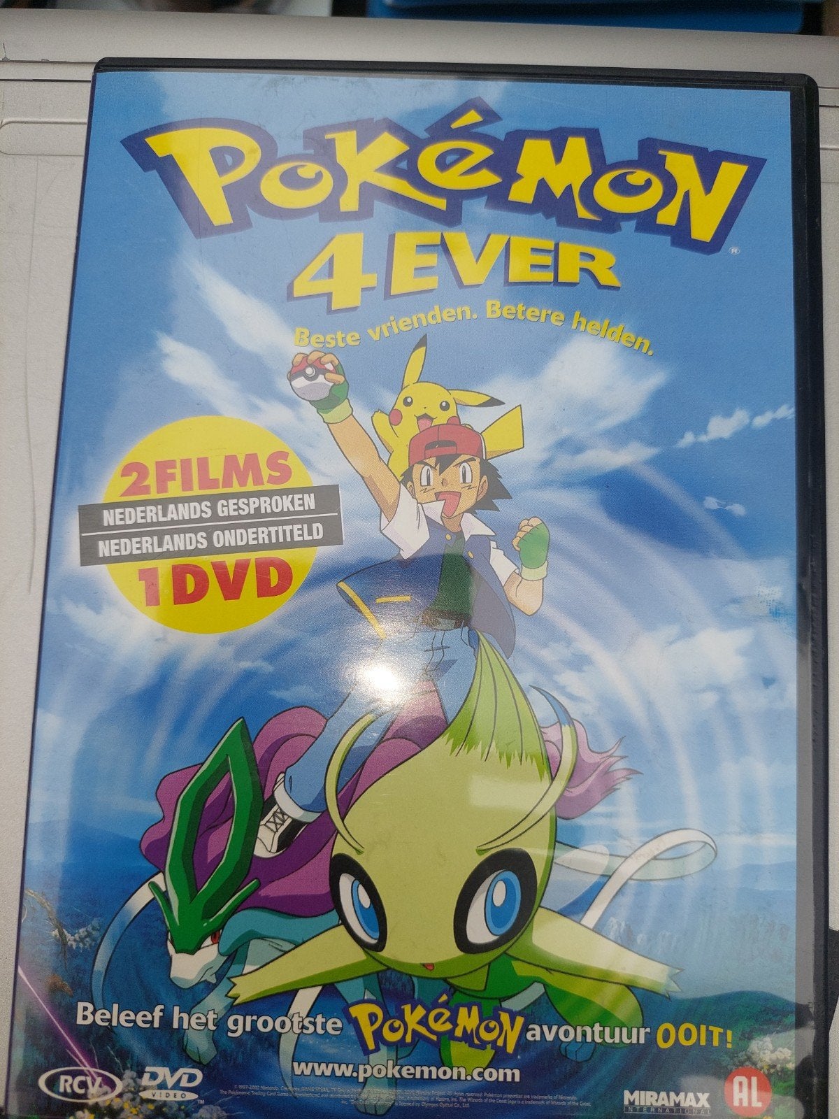 Pokémon 4 Ever DVD - De Nieuwe Avonturen van Pikachu, Cd's en Dvd's, Dvd's | Tekenfilms en Animatie, Ophalen of Verzenden