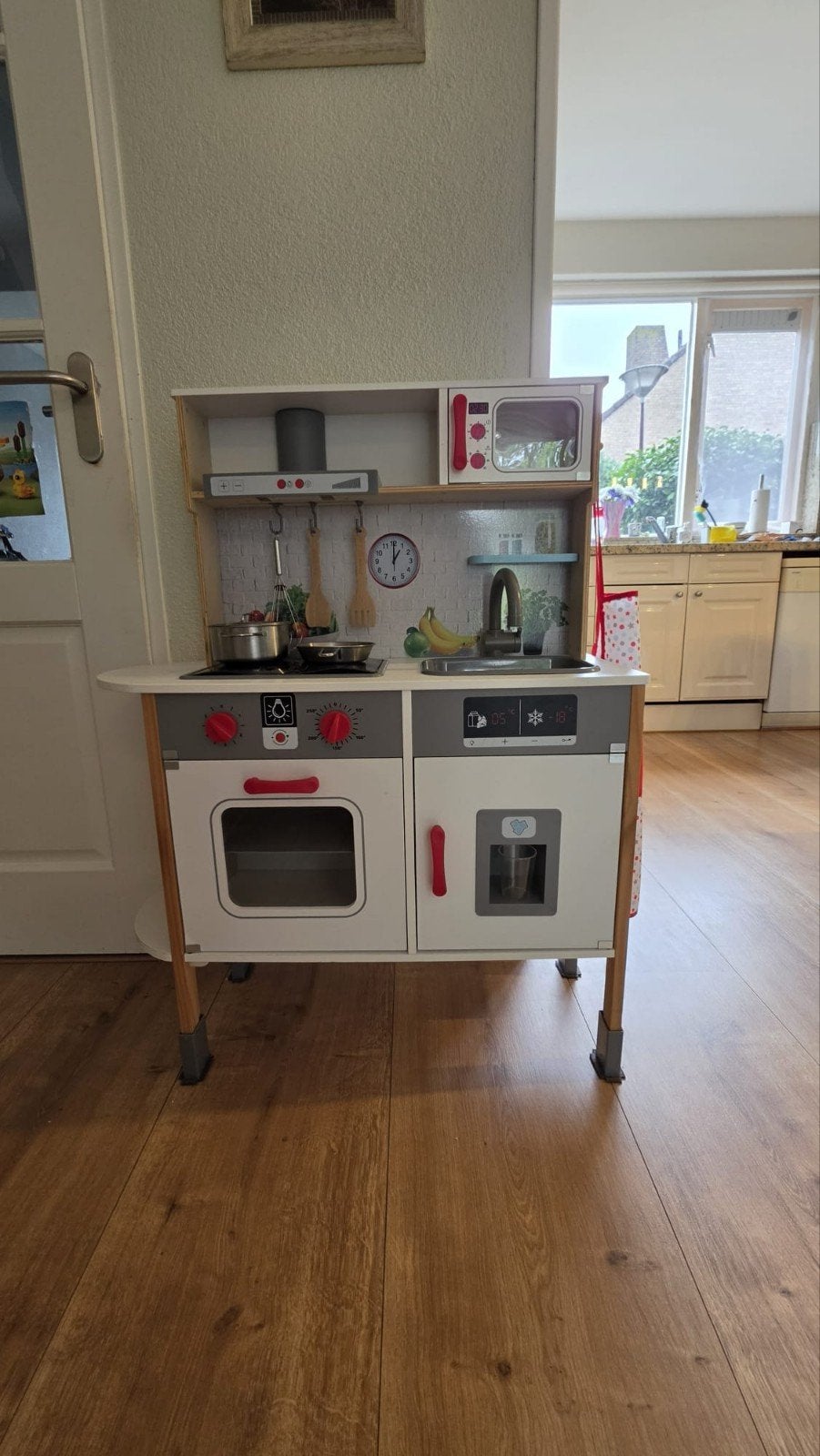 Een leuke speelgoedkeuken, Ophalen, Gebruikt, Hout, Speelkeuken